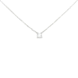 PT950 Solitaire Diamond Necklace - Hàng hiệu Authentic