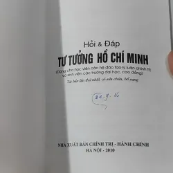 Hỏi & Đáp Tư Tưởng Hồ Chí Minh - PGS, TS Hoàng Trang 928607