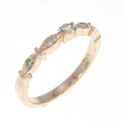 Nhẫn kim cương K18PG 0.11CT