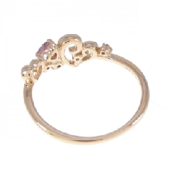 Nhẫn đá màu hình trái tim K18PG - Hàng hiệu Authentic 856657