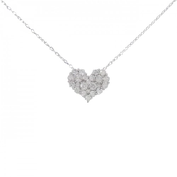 K14WG/K18WG Dây chuyền kim cương hình trái tim 1.00CT - Hàng hiệu Chính hãng