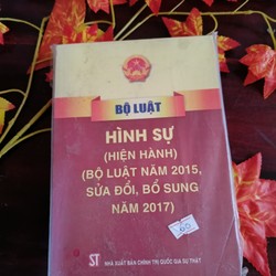 Bộ Luật Hình Sự Hiện Hành 2015 (sửa đổi 2017)