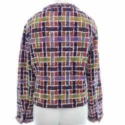 Áo khoác không cổ CHANEL 635201