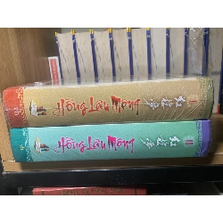 Hồng Lâu Mộng (bìa cứng) trọn bộ 2 tập- Tác giả Tào Tuyết Cần- Sách nguyên seal giấy xốp có ố cạnh theo thời gian 463568