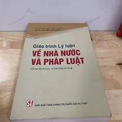 Giáo trình về nhà nước và Pháp Luật 