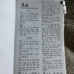 Tự điển Hán Việt hiện đại ;1120 trang ; VĂN HUYÊN, VĂN HÂN  1024509
