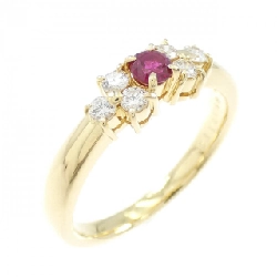 Nhẫn Ruby Mikimoto 0.11CT - Hàng hiệu Chính hãng
