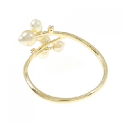 Nhẫn ngọc trai trắng K18YG - Hàng hiệu Authentic 848839