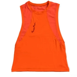 Áo tank yếm nữ tập yoga, zumba, gym (Size L) - Màu Cam 333981