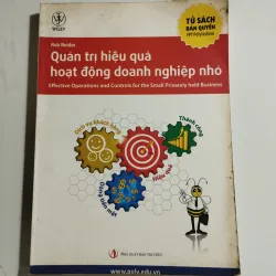Quản trị hiệu quả hoạt động doanh nghiệp nhỏ 