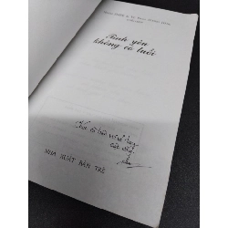 Tình yêu không có tuổi, mới 80% ố rách bìa nhẹ có mộc trang cuối 2006 HCM2207 VĂN HỌC 916424