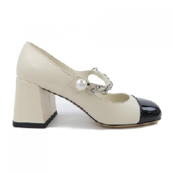 Giày cao gót MIU MIU với dây xích kim loại 5I248D