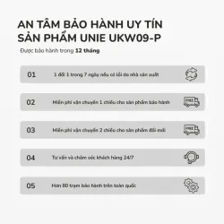 Phích giữ nhiệt Unie UKW09-P – Giữ nóng/lạnh lâu, tiện dụng mọi lúc! 714192