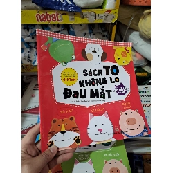 Bộ 4 cuốn sách to không lo đau mắt 0-6 tuổi mới 80% nhăn bìa HCM0808 MẸ VÀ BÉ 924908