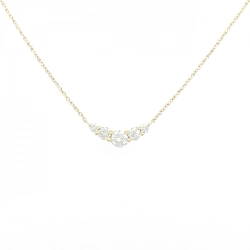 K18YG Dây chuyền kim cương 0.53CT - Hàng hiệu Chính hãng