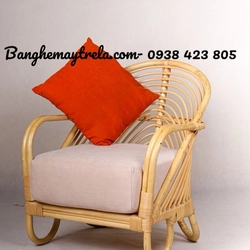 Ghế mây đọc sách- Ghế đơn mây nệm dày 492937