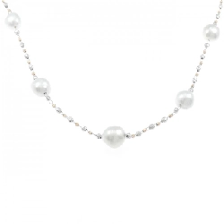 K18PG/K18WG Ngọc trai trắng - Hàng hiệu Authentic