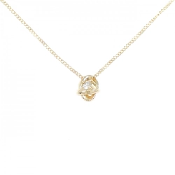 K18YG Dây chuyền kim cương - Hàng hiệu Authentic