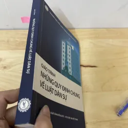 Giáo trình những Quy Định chung về Luật Dân sự  751131