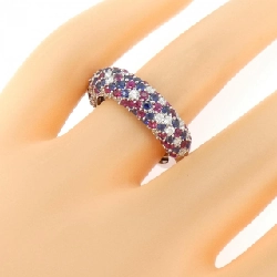 K18WG Nhẫn Đá Màu - Hàng hiệu Chính hãng 850437