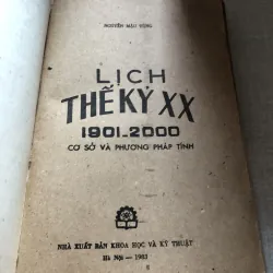 Lịch Thế kỷ XX 1901-2000 993283