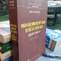PHÁP LUẬT HÌNH SỰ VIỆT NAM TỪ THẾ KỶ X ĐẾN NAY (LỊCH SỬ VÀ THỰC TẠI)
