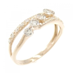 Nhẫn kim cương K18PG 0.50CT