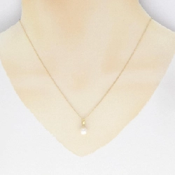 K18YG Ngọc trai Akoya Dây chuyền 7mm - Hàng hiệu Chính hãng 856904