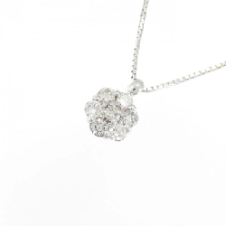 K18WG Hoa Kim Cương Dây Chuyền 0.33CT - Hàng hiệu Chính hãng 861658