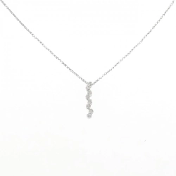 K18WG Dây chuyền kim cương - Hàng hiệu Chính hãng