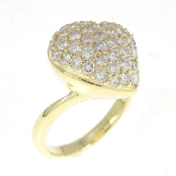 Nhẫn kim cương Pavé K18YG 0.70CT - Hàng hiệu Chính hãng