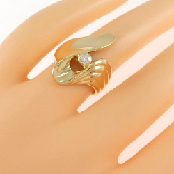 Nhẫn kim cương K18YG 0.13CT 668611