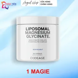 (Hàng CTY mới) Viên uống Magie Codeage Liposomal Magnesium Glycinate 240 viên 736901