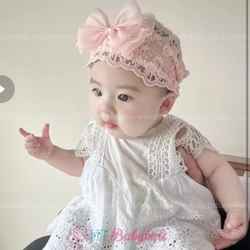 Áo liền quần, ngọt ngào , dễ  thương ,cho bé từ 3-6kg