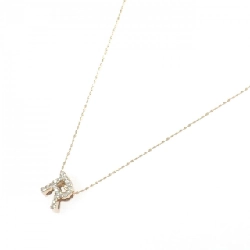 K18PG Chữ cái R Dây chuyền kim cương 0.12CT - Hàng hiệu Chính hãng 847735