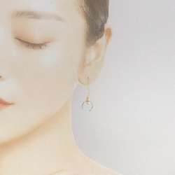 K18YG/K14WG Bông tai - Hàng hiệu Authentic 870309