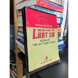 Nội dung cơ bản của dự án luật về Luật sư: so sánh với pháp luật của một số nước
