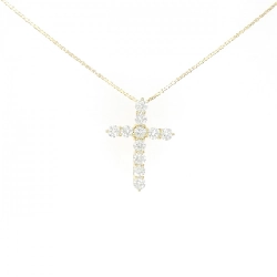 K18YG Dây chuyền kim cương 1.004CT F VS1-SI1 EXT-GOOD - Hàng hiệu Chính hãng