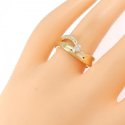 Nhẫn kim cương K18YG 0.17CT - Hàng hiệu Authentic 850018