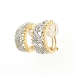 K18YG/PT900 Bông tai kim cương/Khuyên tai 0.20CT - Hàng hiệu Chính hãng 865451