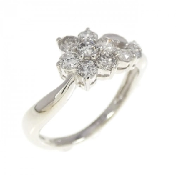 Nhẫn kim cương hoa PT900 0.50CT