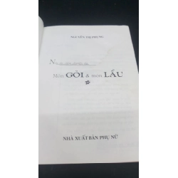 Món gỏi - món lẩu mới 70% bẩn bìa, ố, có vệt nước 2005 HCM0412 Nguyễn Thị Phụng KỸ NĂNG 353481