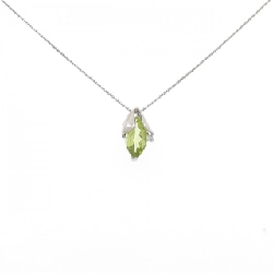 K18WG Peridot Necklace - Hàng hiệu Authentic