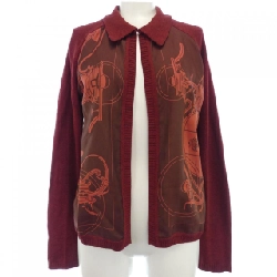 【Vintage】HERMES EX-LIBRIS Tulle Rêne. Áo khoác cardigan