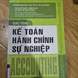 Giáo trình kế toán hành chính sự nghiệp 