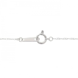 K18WG Mặt dây chuyền opal đen 0.64CT - Hàng hiệu Chính hãng 858077