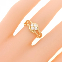 Nhẫn kim cương K18YG 0.20CT 672087