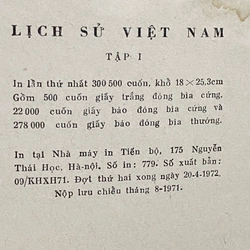 LỊCH SỬ VIỆT NAM - tập 1 (XB1971) 385149