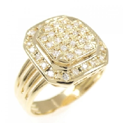 Nhẫn kim cương K18YG 0.28CT