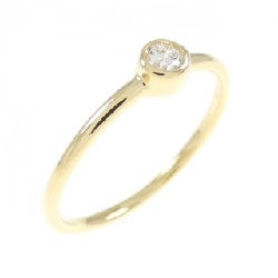 Nhẫn kim cương K18YG 0.10CT - Hàng hiệu Authentic